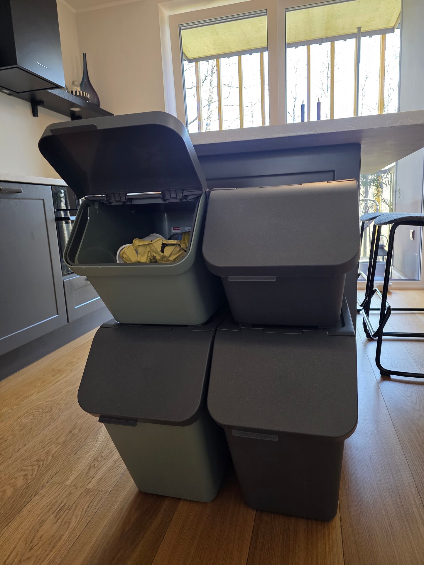 Brykkar Biowaste Bin 4.3L ║White
